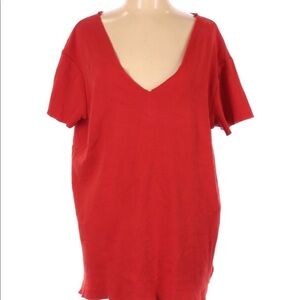 Zara size large orange T-shirt